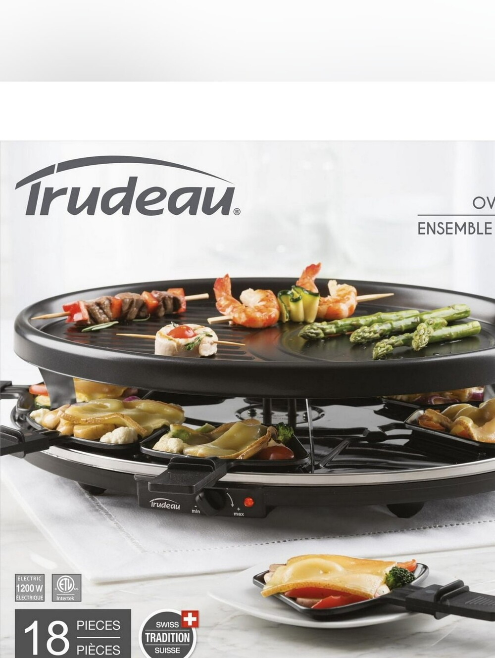 Trudeau Electric Raclette Grill